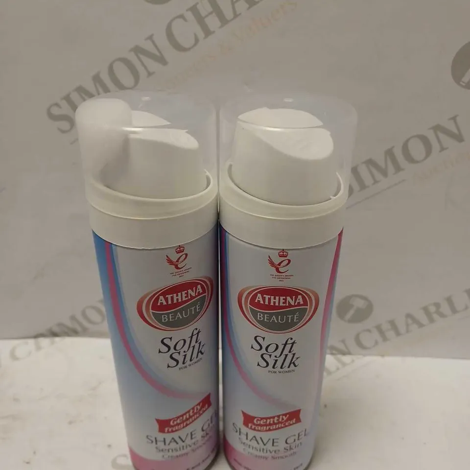 LOT OF TWO TO INCLUDE ATHENA BEAUTE SHAVE GEL