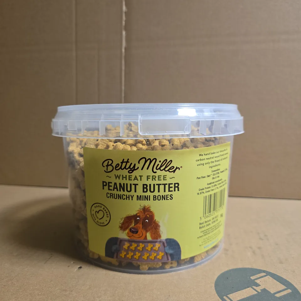 BETTY MILLER WHEAT FREE PEANUT BUTTER CRUNCHY MINI BONES – DOG TREATS