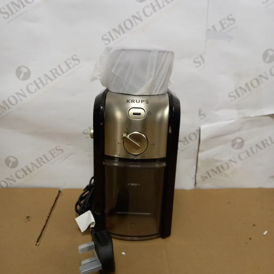 KRUPS EXPERT BURR GRINDER FOR COFFEE BEANS