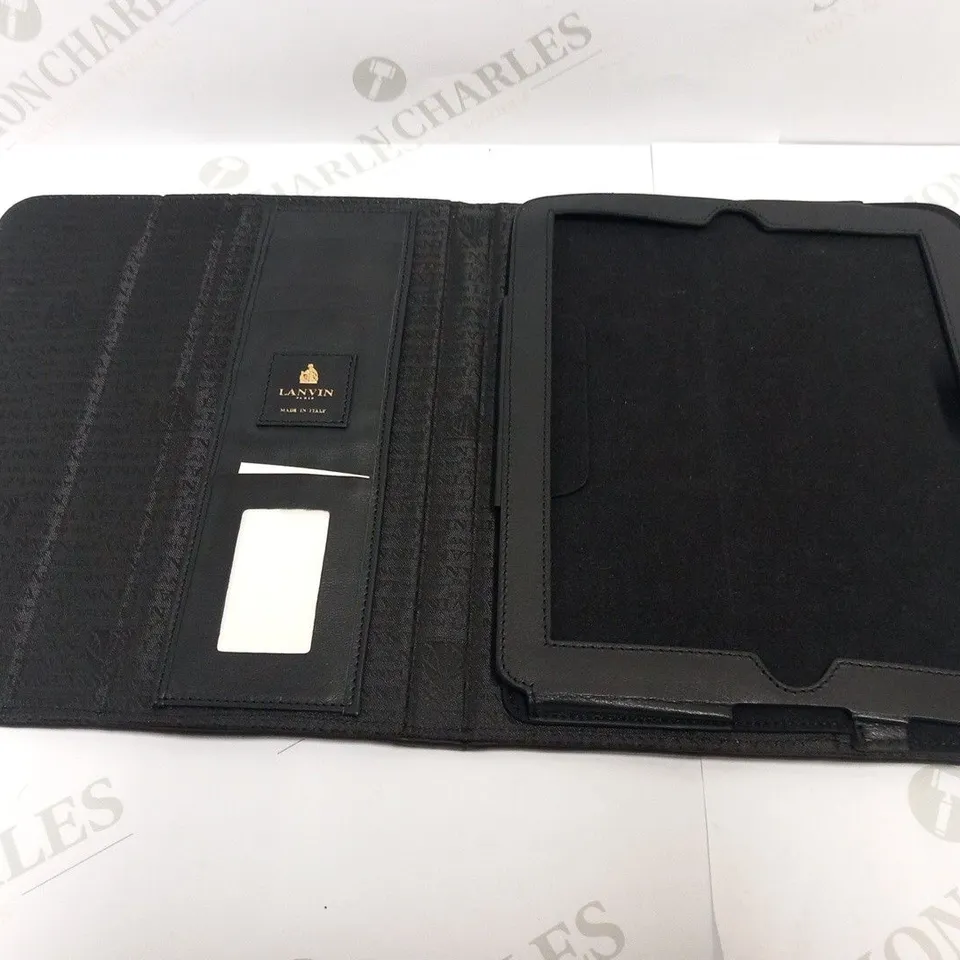LANVIN PARIS SOFT LEATHER TABLET CASE