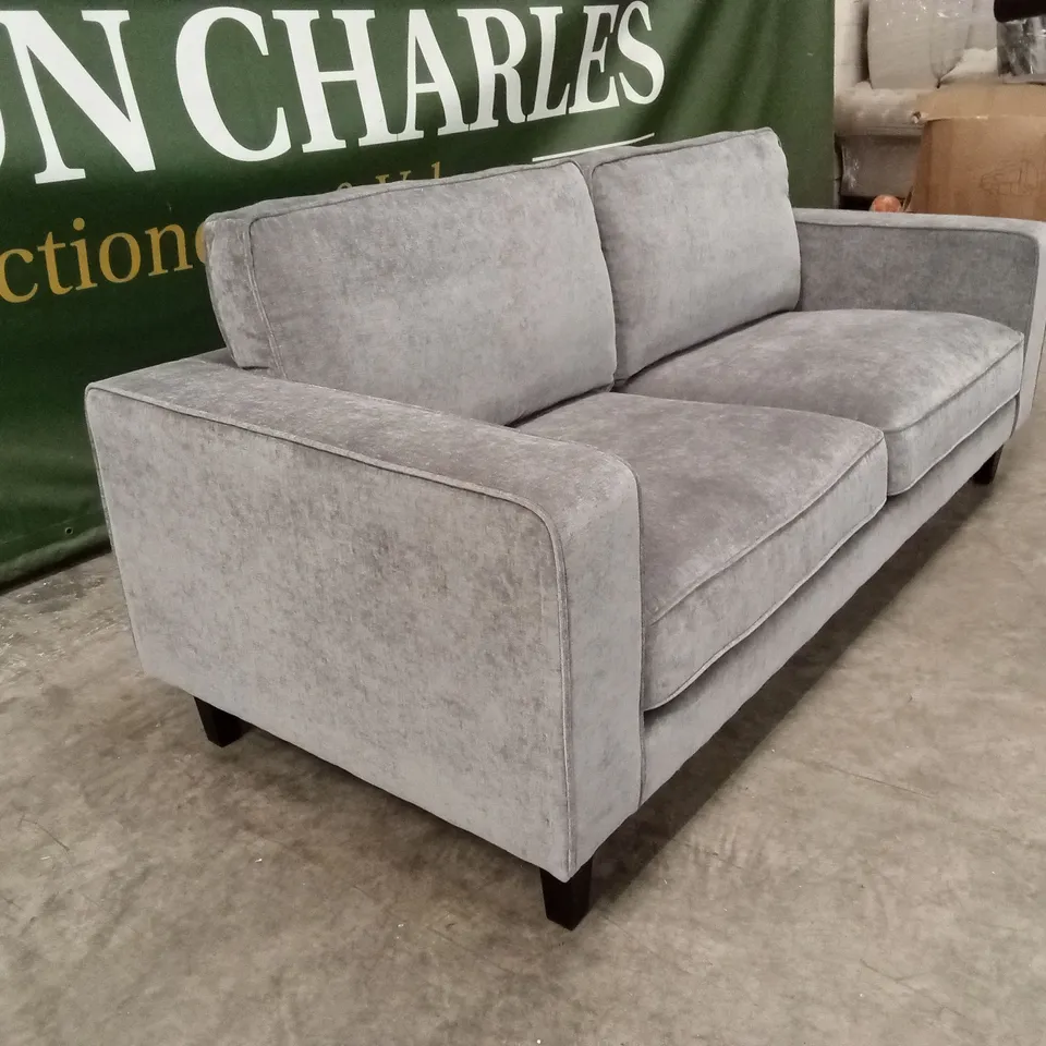 DUSK SOHO 3 SEATER SOFA - GREY FABRIC