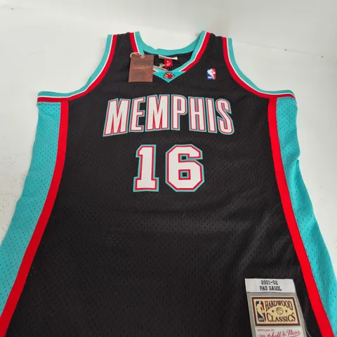 MITCHELL & NESS HARDWOOD CLASSICS MEMPHIS GRIZZLIES BASKETBALL JERSEY – NUMBER 16