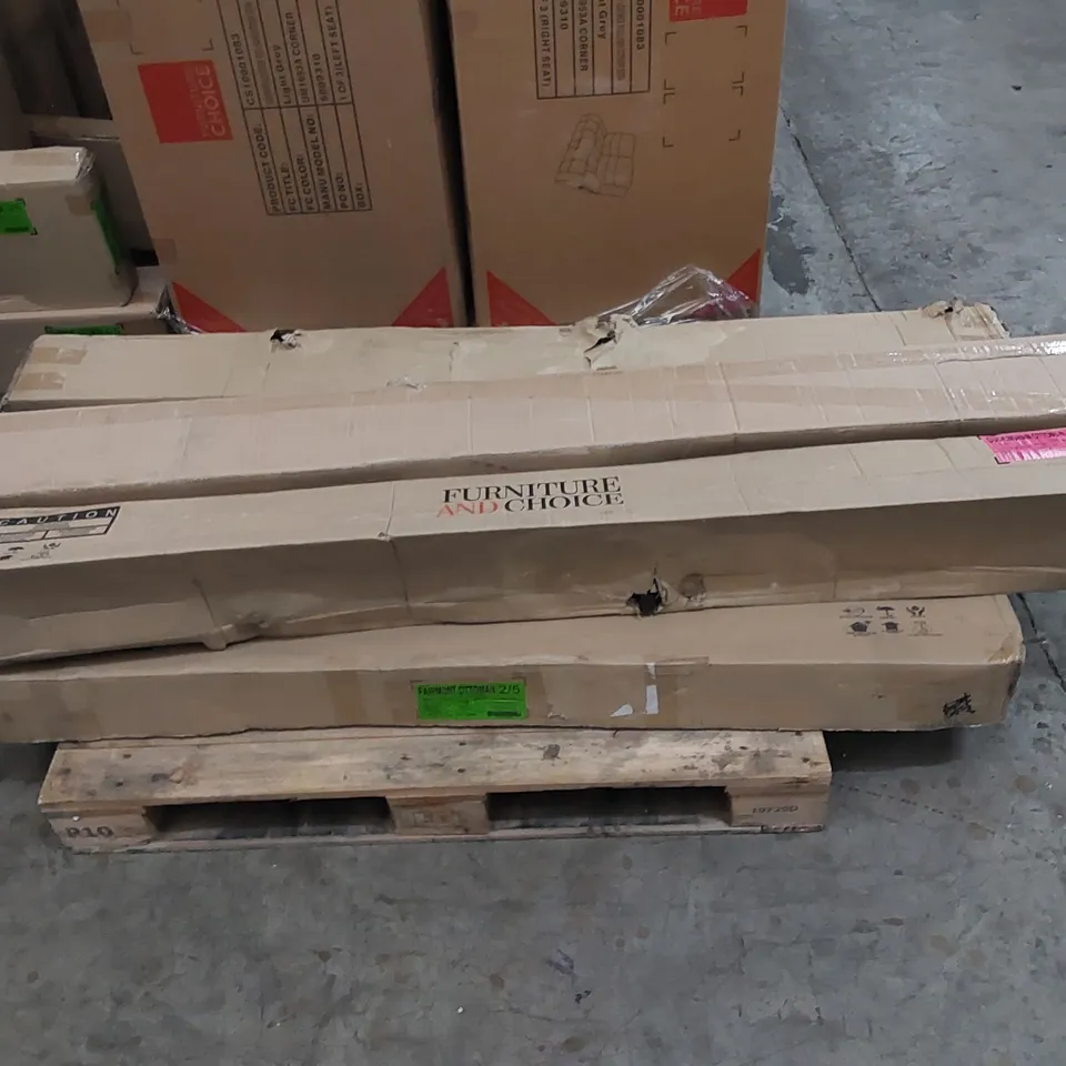 4 X ASSORTED DESIGNER BED PARTS 