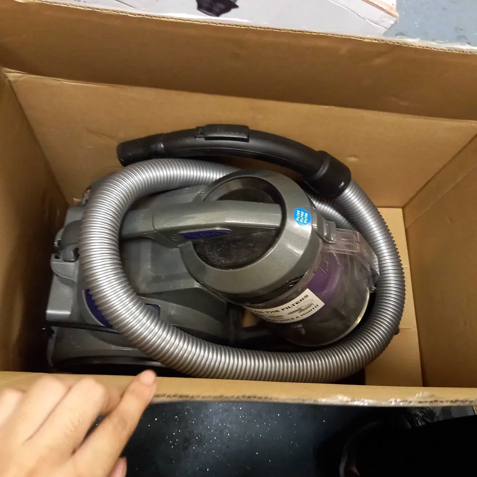 RUSSELL HOBBS RHCV4601 TITAN 2 PET CYLINDER VACUUM IN GREY AND PURPLE