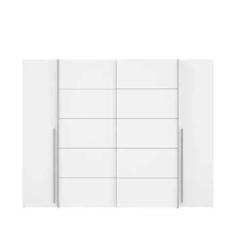 BOXED RIO WARDROBE - WHITE (4 BOXES)