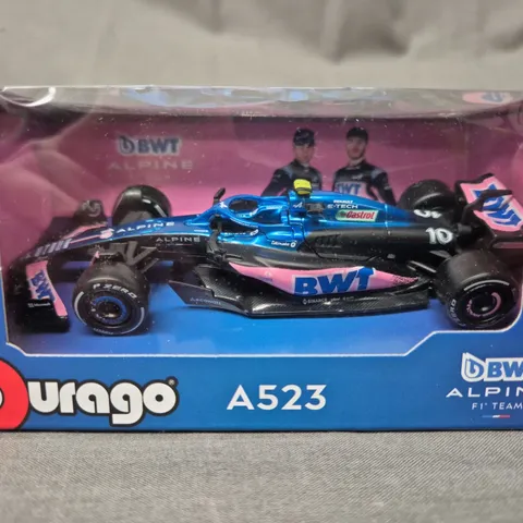 BURAGO A523 ALPINE FORMULA ONE TEAM 1/43 SCALE MODEL