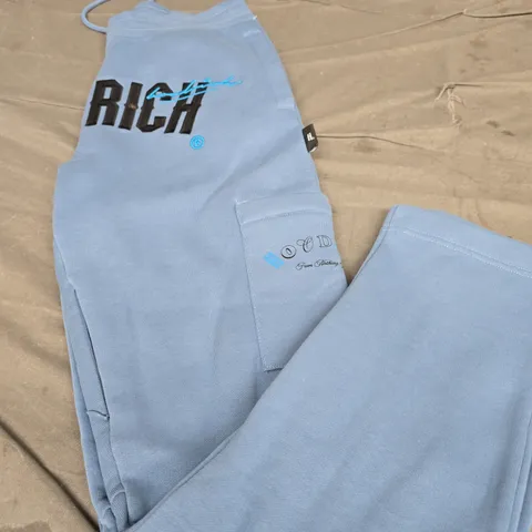 HOODRICH LOGO JOGGERS, BLUE - UK SIZE XS