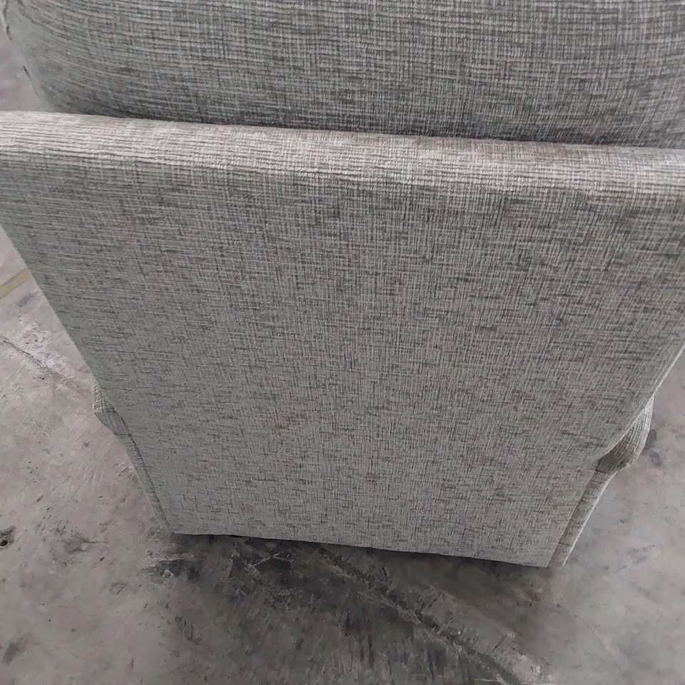 QUALITY BRITISH DESIGNER G PLAN HOLMES SMALL ARMCHAIR FARROW MIST FABRIC 