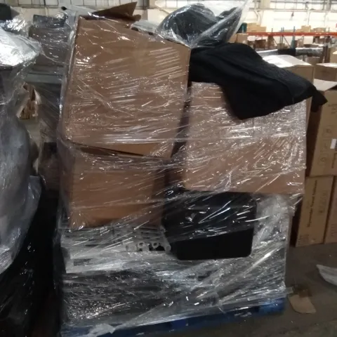 PALLET OF ASSORTED HOUSEHOLD GOODS AND PRODUCTS TO INCLUDE; SUITCASE, AIR FRYER ETC