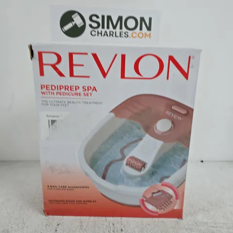 REVLON PEDICURE SPA WITH PEDICURE SET – BOXED