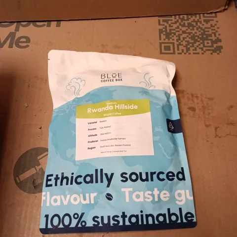 BLUE COFFEE BOX RWANDA HILLSIDE COFFEE BEANS – BOURBON, FULLY WASHED