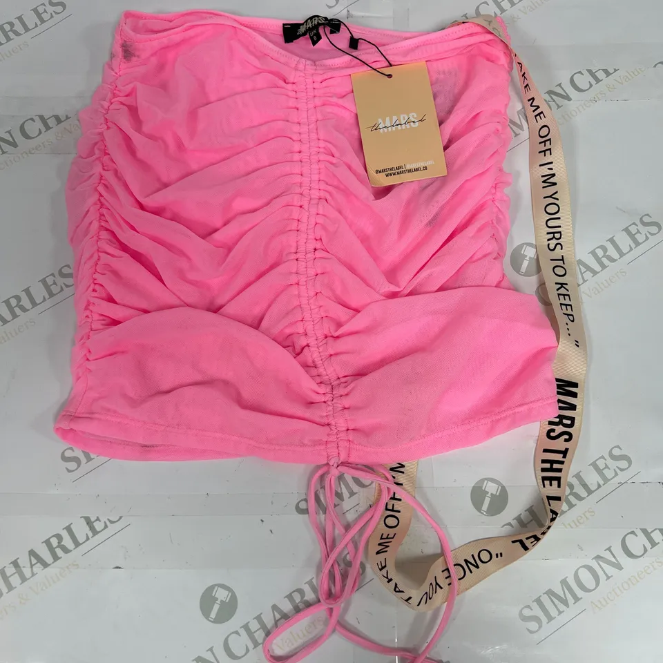 MARS THE LABEL THE PALM SET IN BABY PINK SIZE 8