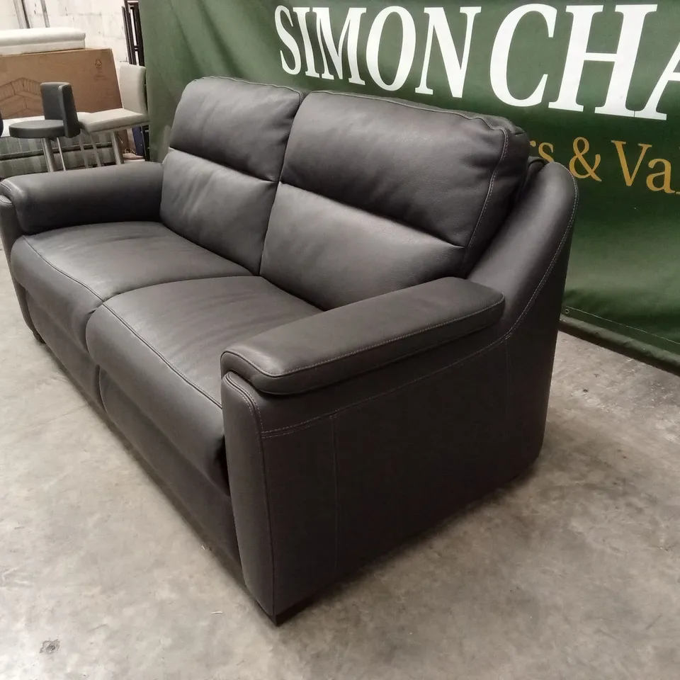 QUALITY DESIGNER ITALIAN MADE AVILA 3 SEATER LEATHER SOFA