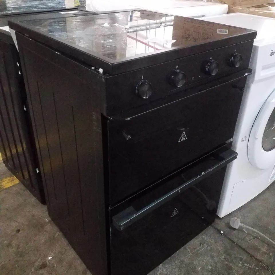 HISENSE HDCEIT6C20B INDUCTION ELECTRIC COOKER WITH DOUBLE OVEN IN BLACK 