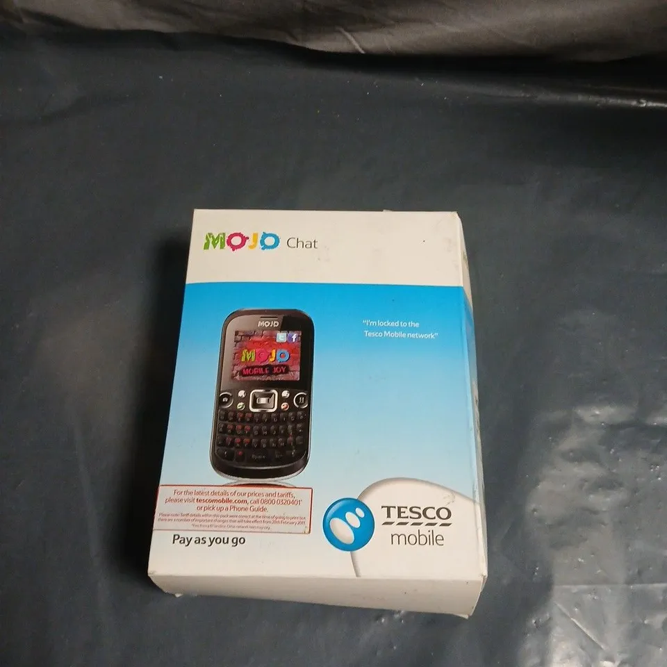 MOJO CHAT TESCO MOBILE PHONE WITH CHARGER – QWERTY KEYBOARD