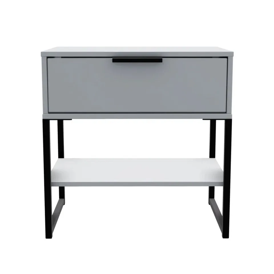 BOXED FULLY ASSEMBLED EMMILY 1-DRAWER NIGHTSTAND 