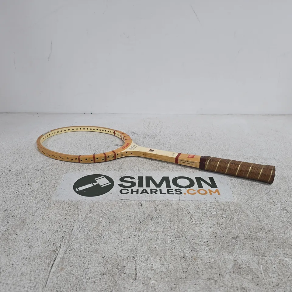 WILSON THE JACK KRAMER AUTOGRAPH VINTAGE TENNIS RACKET TOP 4 3/4 UNSTRUNG