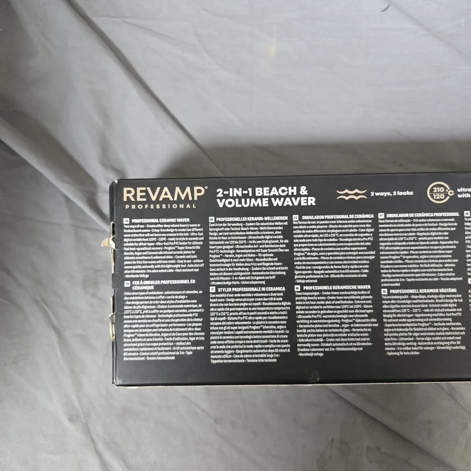 REVAMP PROFESSIONAL 2-IN-1 BEACH & VOLUME WAVER