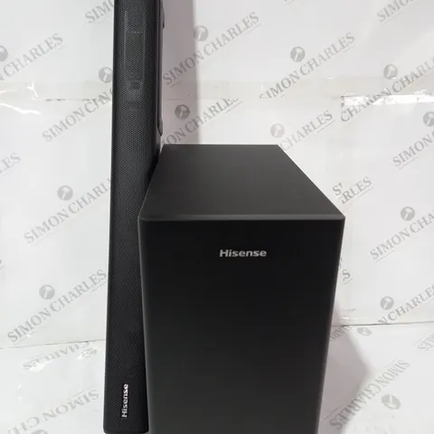 BOXED HISENSE SOUNDBAR W. WIRELESS SUBWOOFER - COLLECTION ONLY