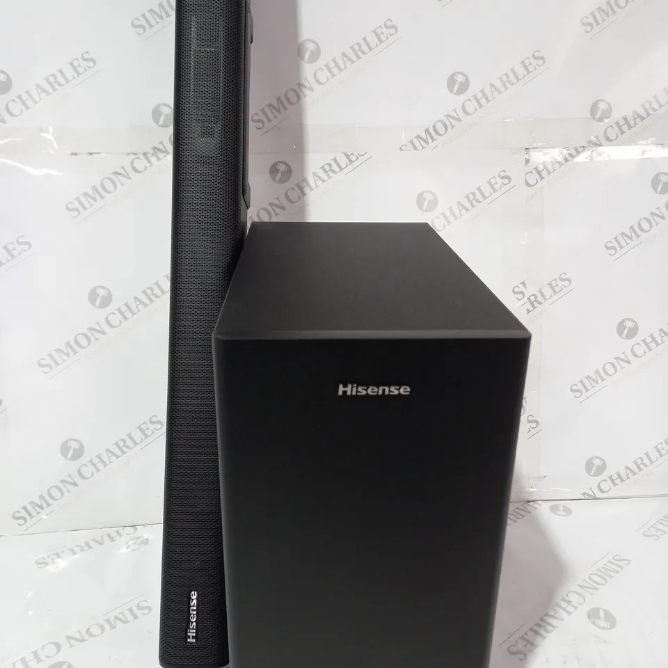 BOXED HISENSE SOUNDBAR W. WIRELESS SUBWOOFER - COLLECTION ONLY