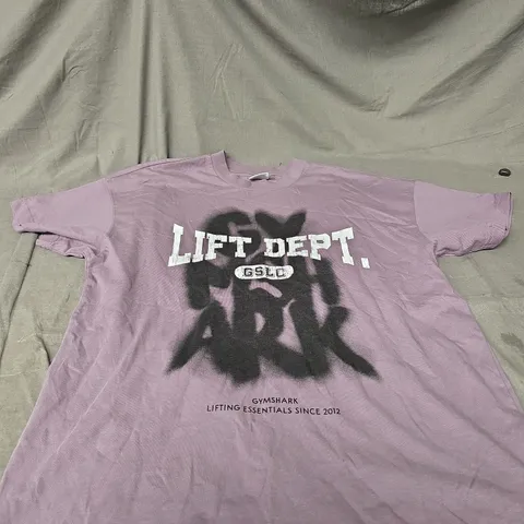 GYMSHARK LIFT DEPT LOGO TOP SIZE S 