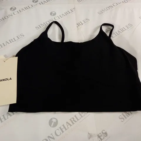 ADANOLA TANK BRA IN BLACK - XL