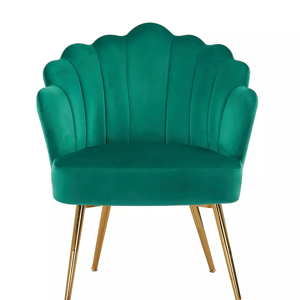 KIERA FABRIC ACCENT CHAIR IN GREEN