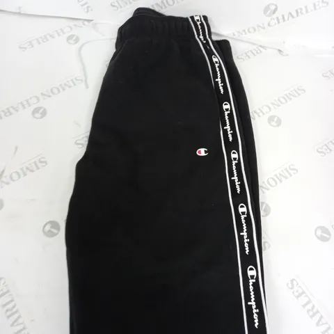 CHAMPION FLEECED TRACKSUIT BOTTOMS SIZE L