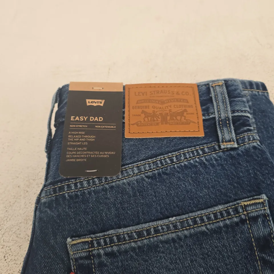 LEVI'S JEANS – EASY DAD, BLUE DENIM - SIZE W27 X L30