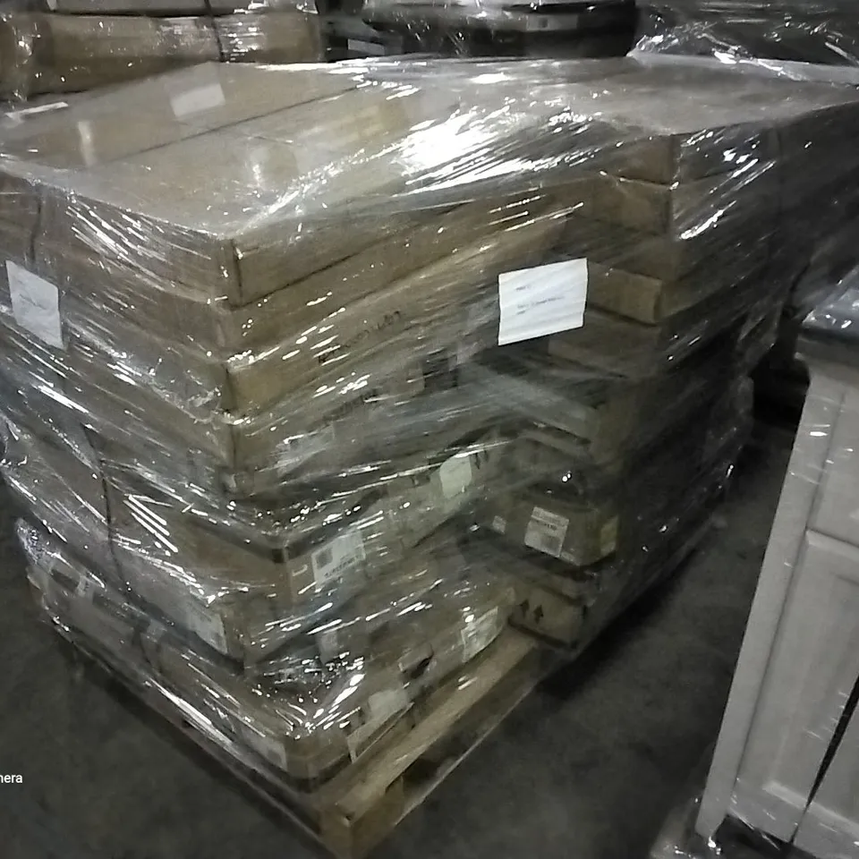PALLET OF APPROXIMATELY 30 STORAGE BATHROOM UNITS