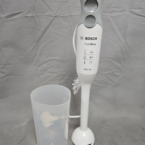 BOSCH ERGOMIXX HAND BLENDER 600W – WHITE WITH BEAKER