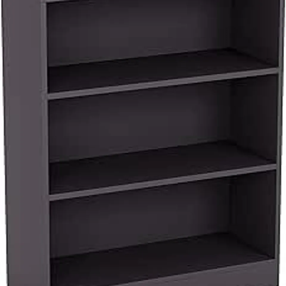 BOXED VIDA CAMBRIDGE 3 TIER LOW BOOKCASE - GREY (1 BOX)