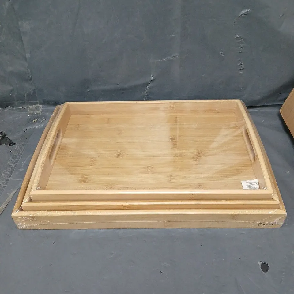 DIVCHI WOODEN SERVING TRAYS 