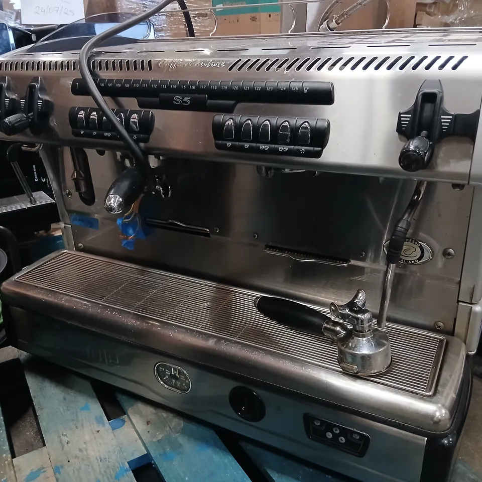 CAFFE D'AUTORE COMMERCIAL ESPRESSO MACHINE – S5, TWO‑GROUP, STAINLESS STEEL