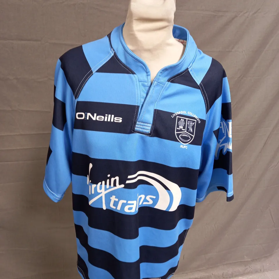 O NEILLS LIVERPOOL COLLEGIATE RUFC SHIRT - 17 - SMALL