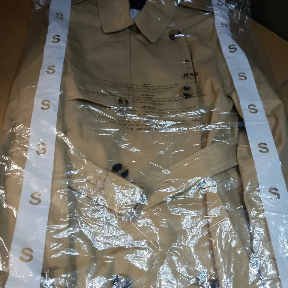 MNG BEIGE TRENCH COAT - SMALL