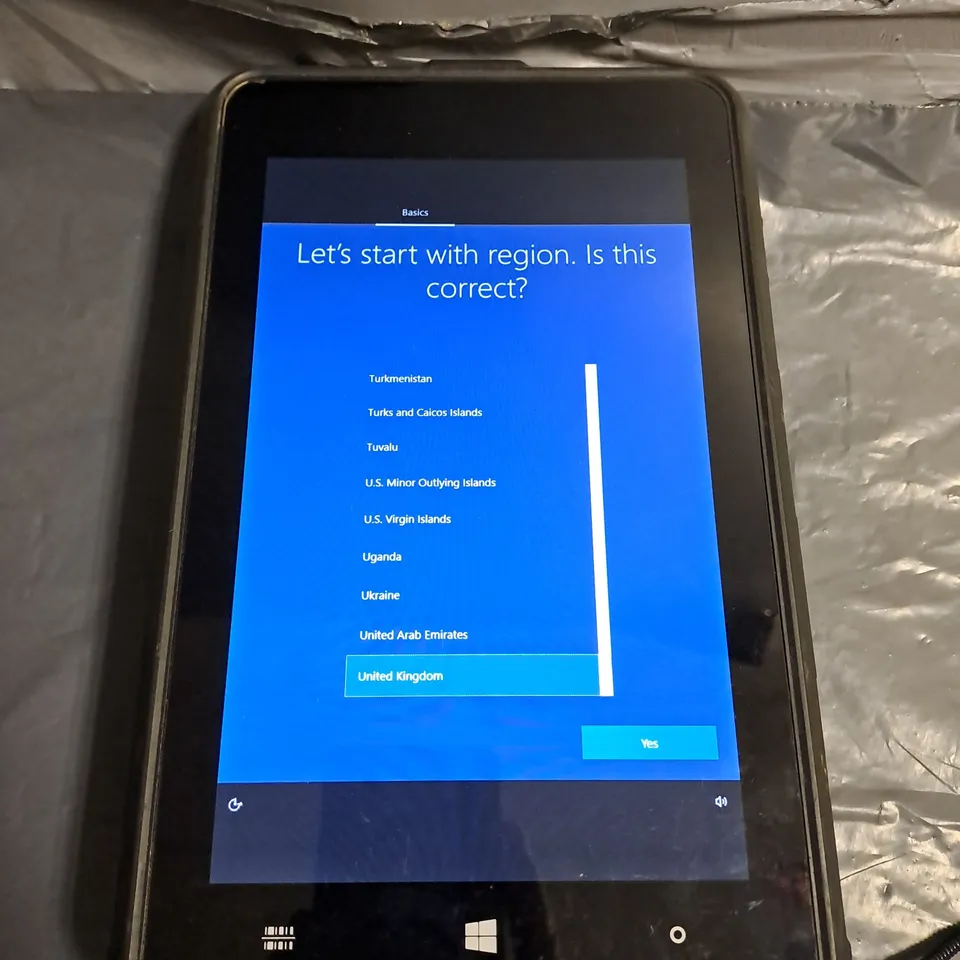 NEWLAND WINDOWS TABLET NQUIRE NQ800 2 WITH BARCODE SCANNER