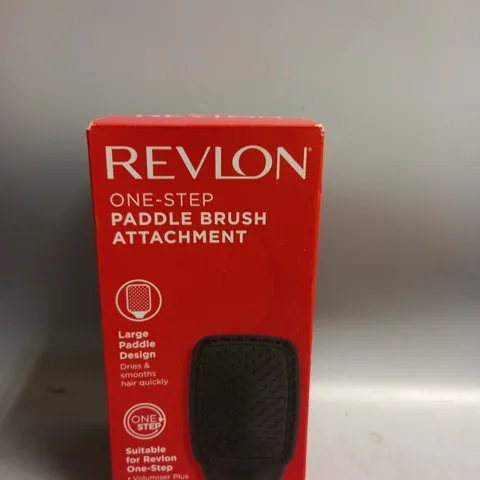 BOXED REVLON ONE STEP PADDLE BRUSH ATTACHMENT
