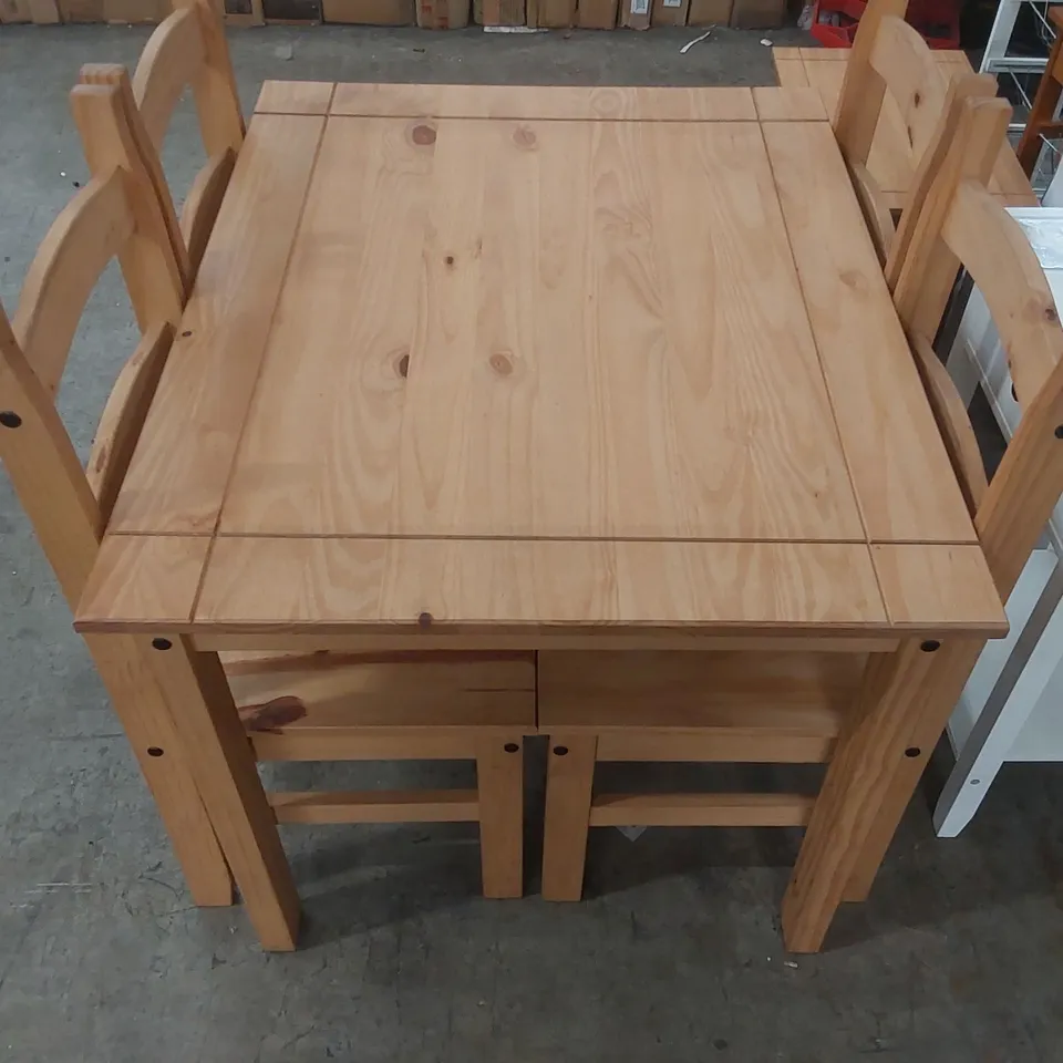 CORONA 4 SEATER DINING SET 
