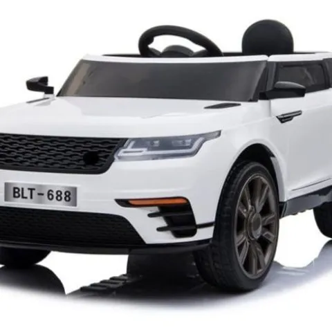 BRAND NEW BOXED 12V RANGE ROVER VELAR STYLE RIDE ON CAR WHITE 