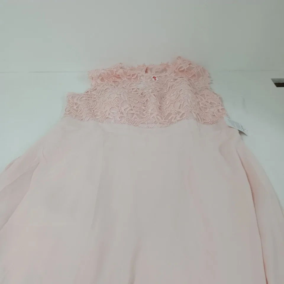 BONPRIX PINK LACE DRESS, UK 26 