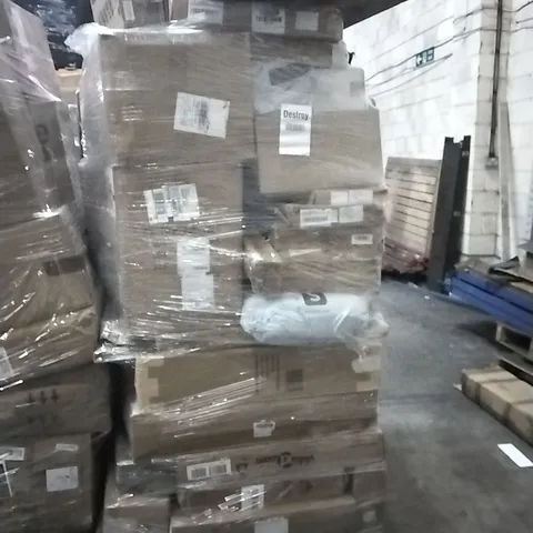 PALLET OF ELECTRICAL ITEMS AND HOUSEHOLD GOODS TO INCLUDE;AUTOMOBILE GRILLE,VIOLIN,KIDS SCOOTER 