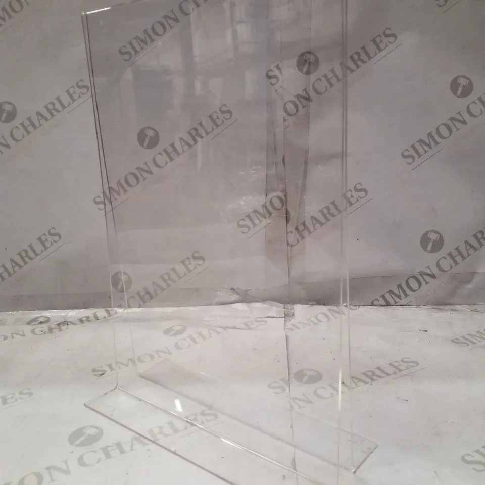 BOXED DISPLAY4TOP SET OF 5 ACRYLIC SIGN HOLDERS