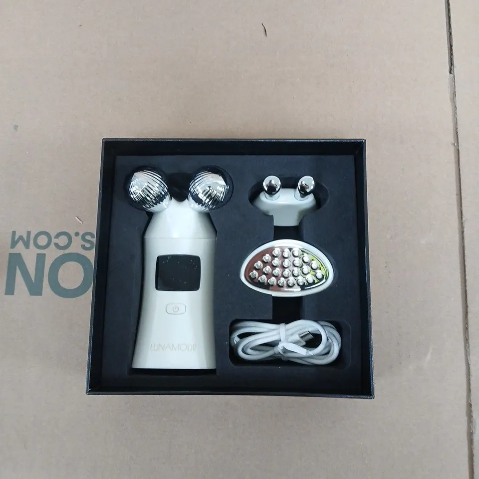 LUNAMOUR 3-IN-1 ELECTRALUME SYSTEM – ANTI-AGEING MICROCURRENT & LIGHT THERAPY DEVICE