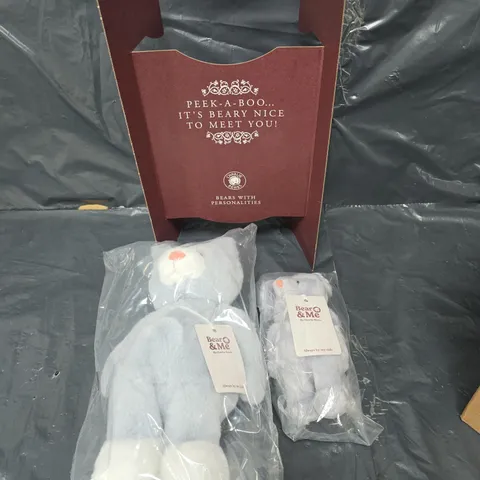 SEALED BEAR&ME CAT AND MOUSE TEDDYS 