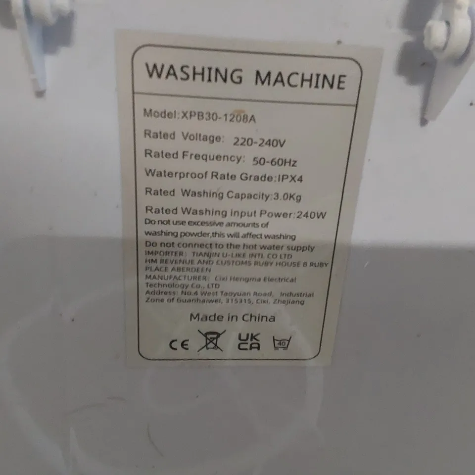 BOXED PORTABLE TABLE TOP WASHING MACHINE 