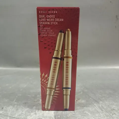 BOXED BOBBI BROWN DUAL-ENDED LONG WEAR CREAM SHADOW STICK SET