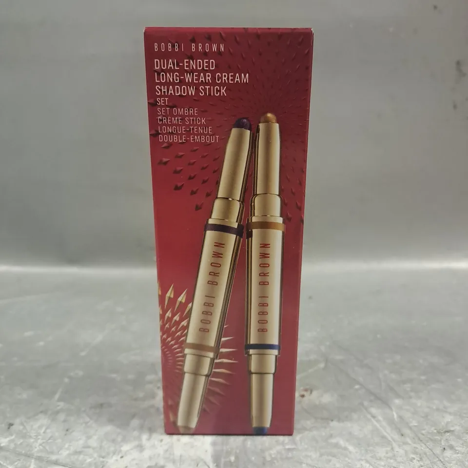 BOXED BOBBI BROWN DUAL-ENDED LONG WEAR CREAM SHADOW STICK SET