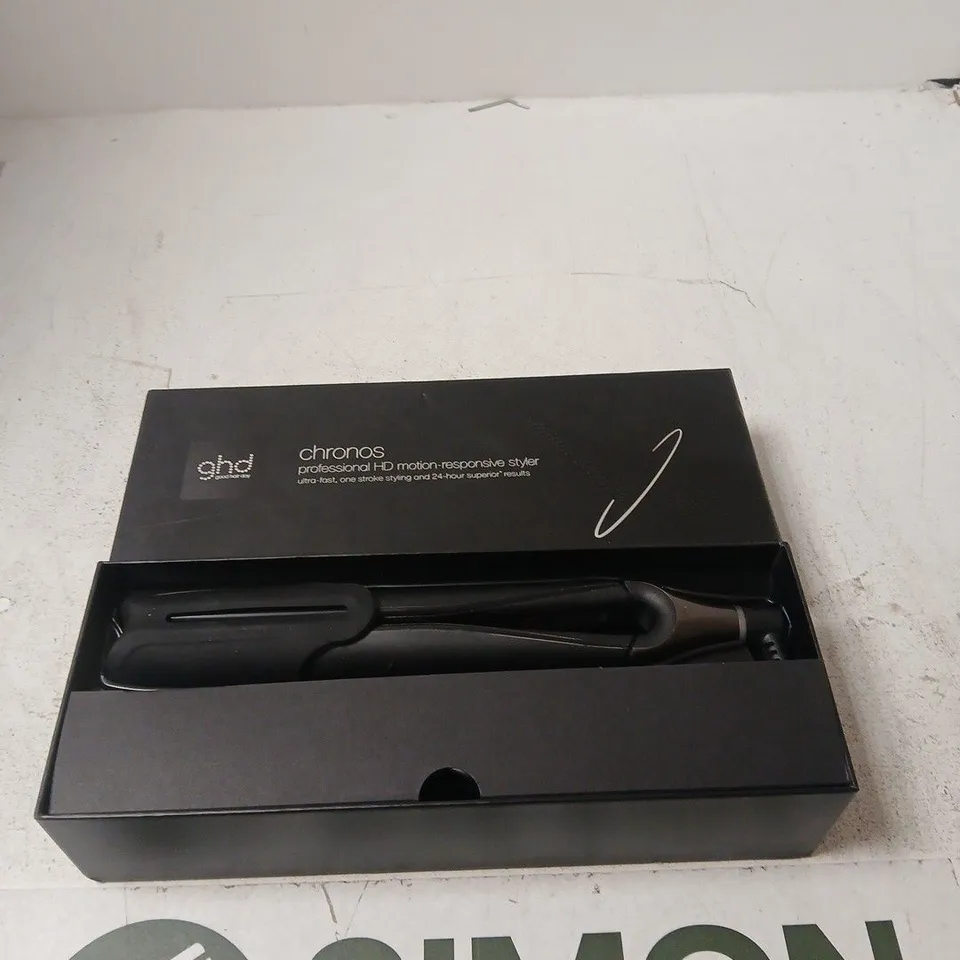 GHD CHRONOS PROFESSIONAL HD MOTION-RESPONSIVE STYLER – BOXED
