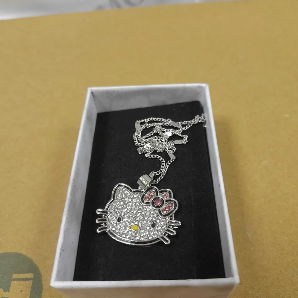 HELLO KITTY SILVER STYLE NECKLACE 